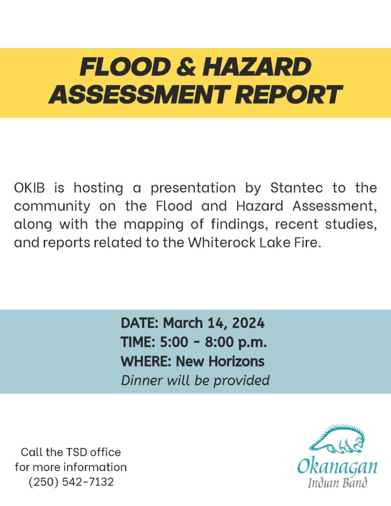 OKIB Flood & Hazard Assessment Report - Okanagan Indian Band