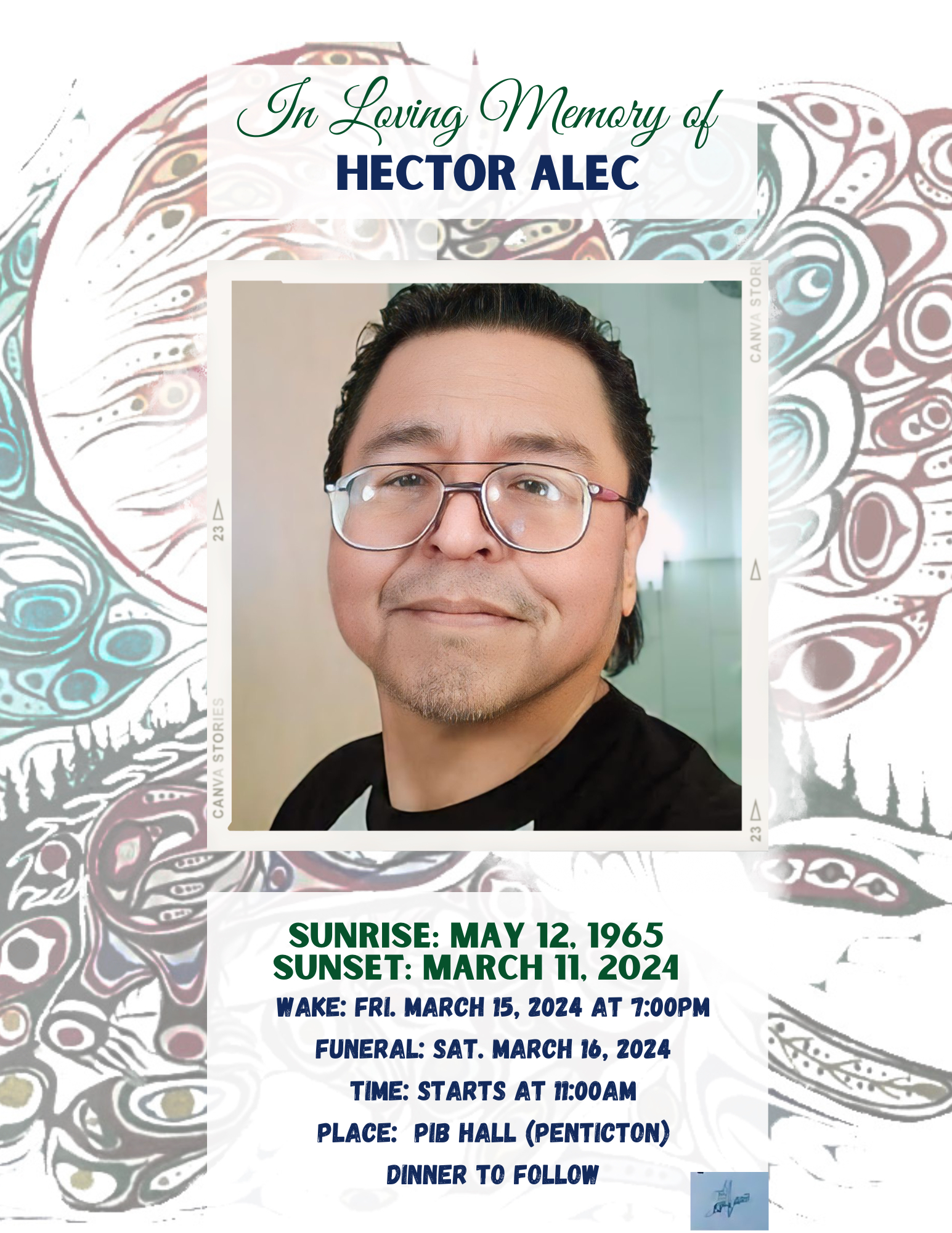 Hector Alec May 12 1965 – March 11 2024
