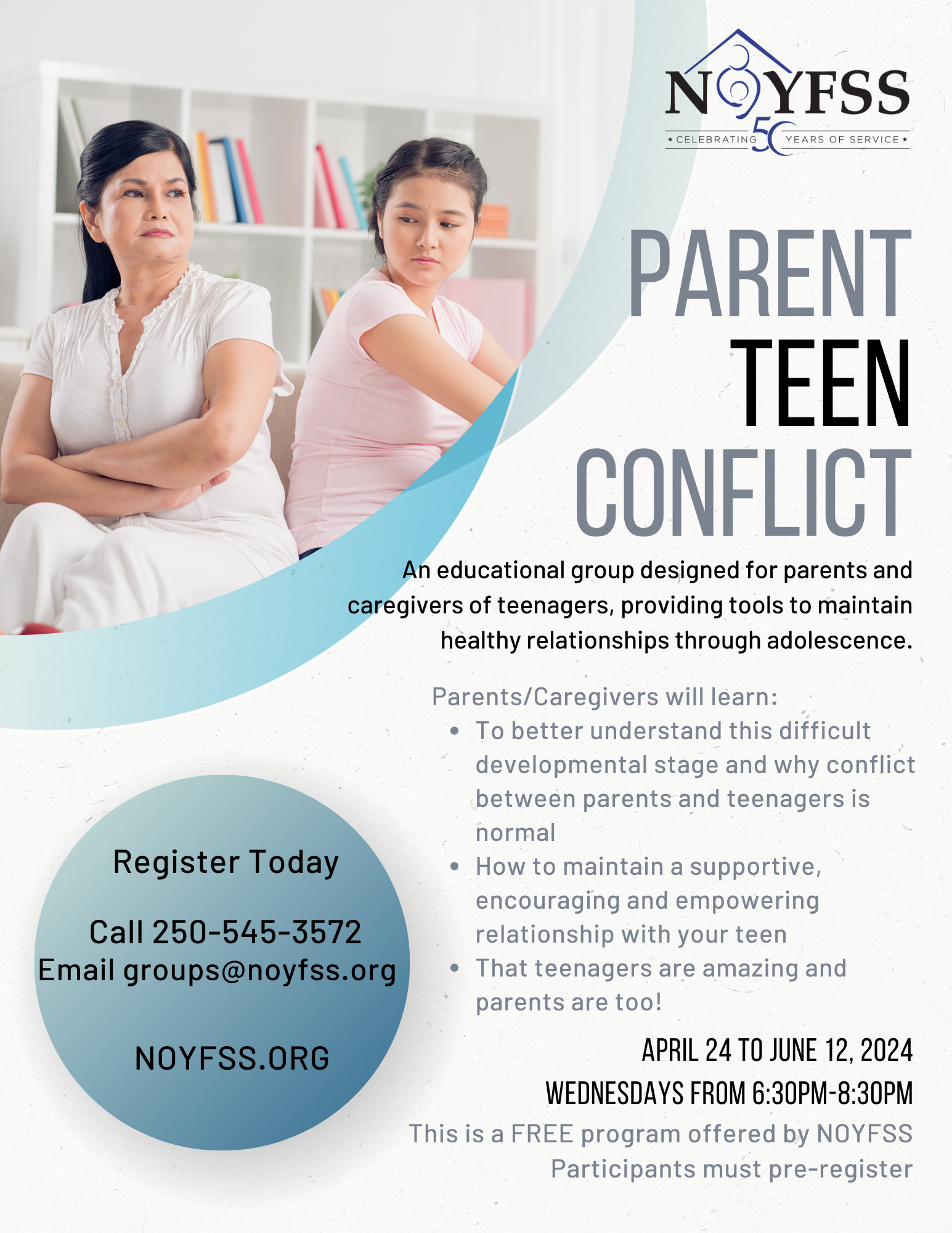 Parent Teen Conflict education course