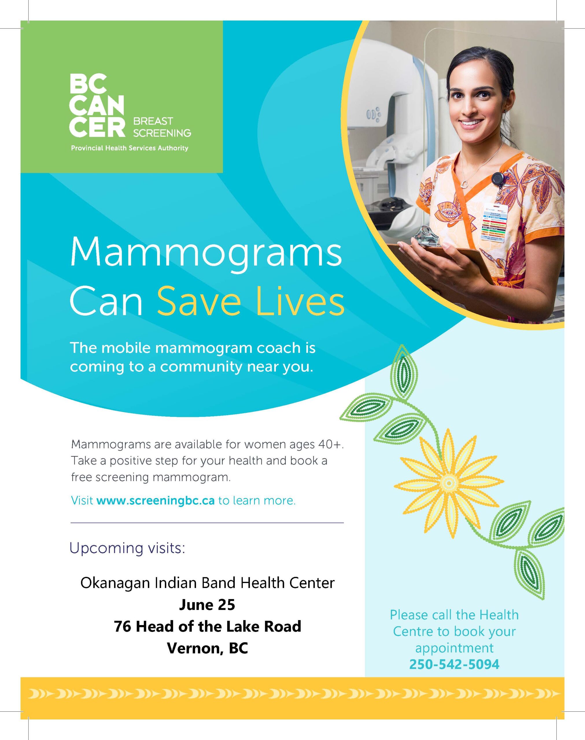 Mobile Mammogram Clinic – June 25th