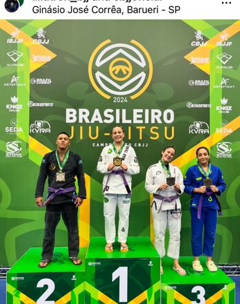 Lillian Marchand ‘Lillatron’ Wins two Gold medals at the Brazil Jiujitsu Championship 2024 in Sao Paulo, Brazil.