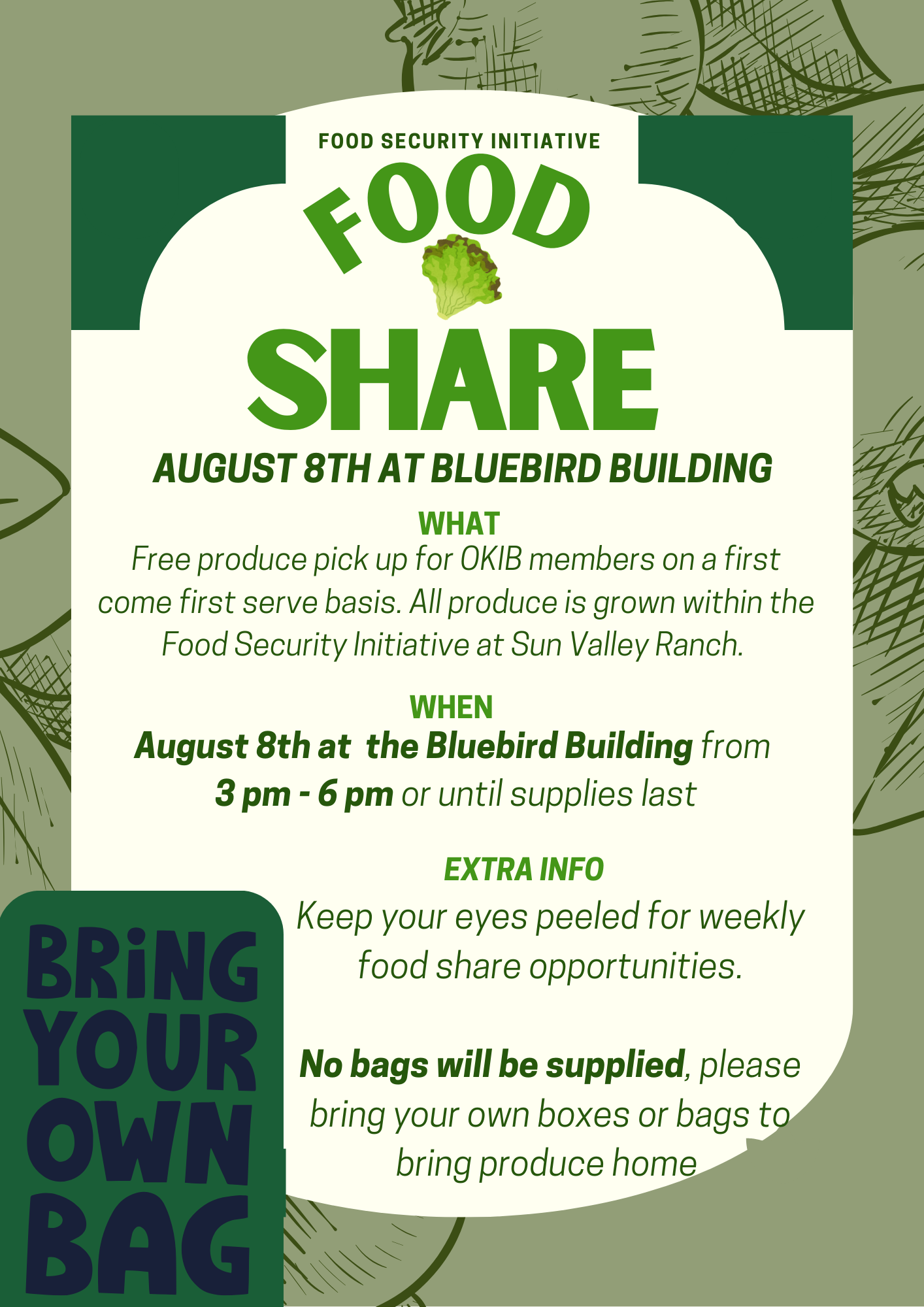 Happening today: Food Share program