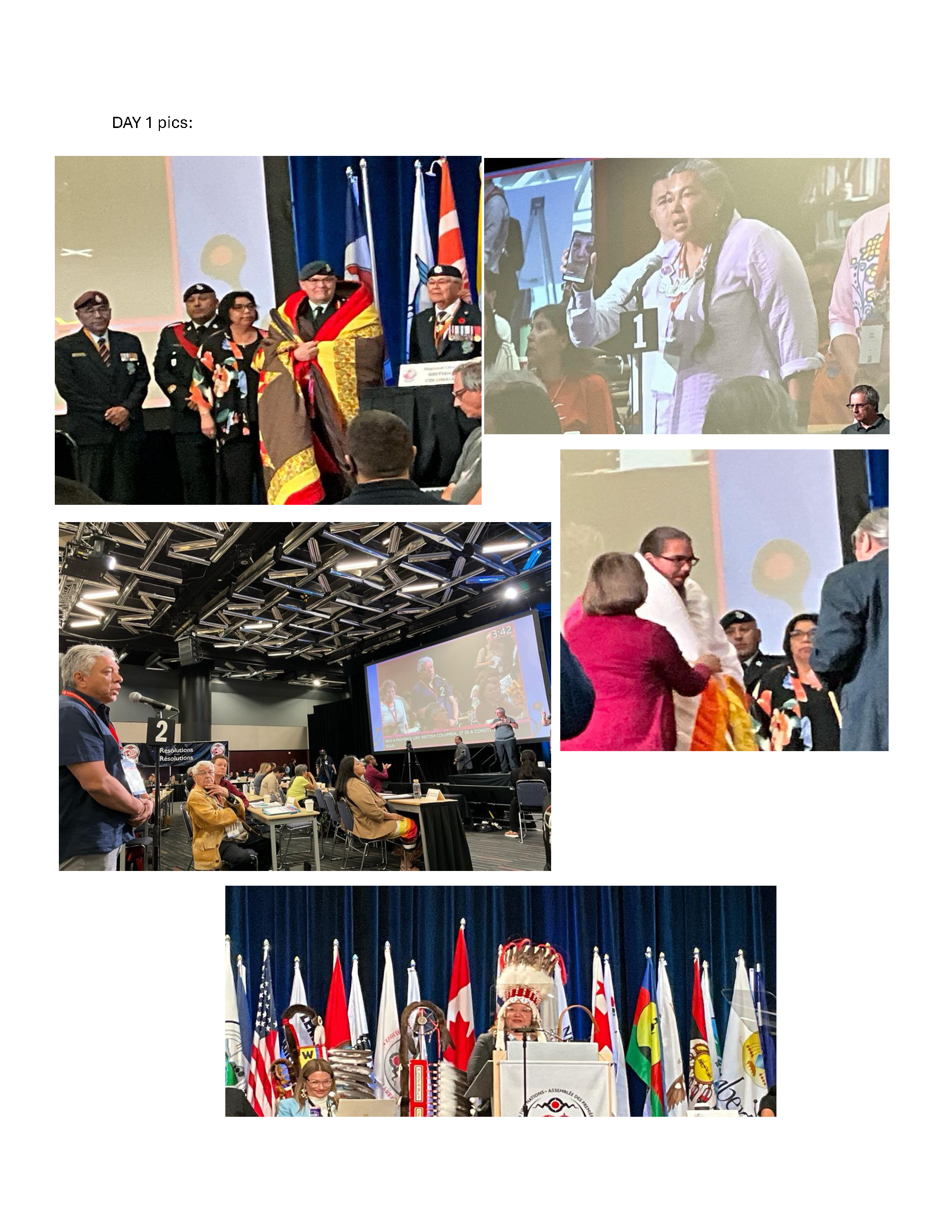 OKIB Community report on the Assembly of First Nations AGA in Montreal