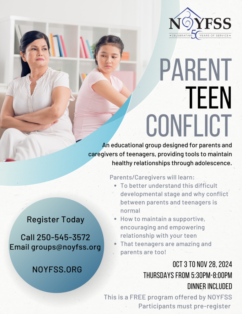 Parent Teen Conflict Group - Okanagan Indian Band