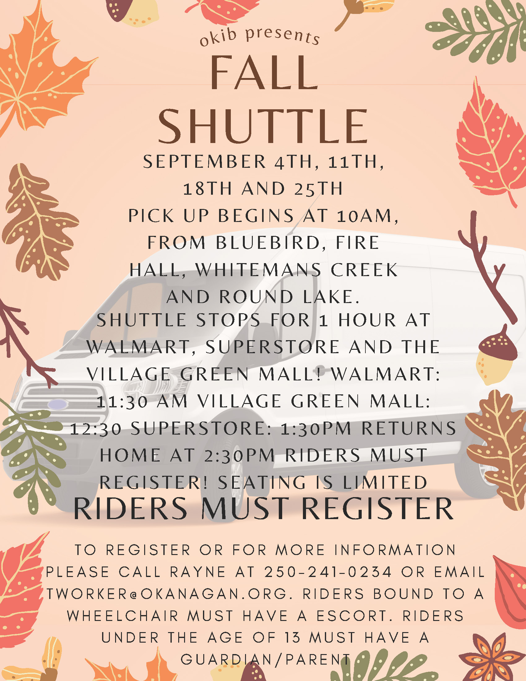 Fall Community Shuttle