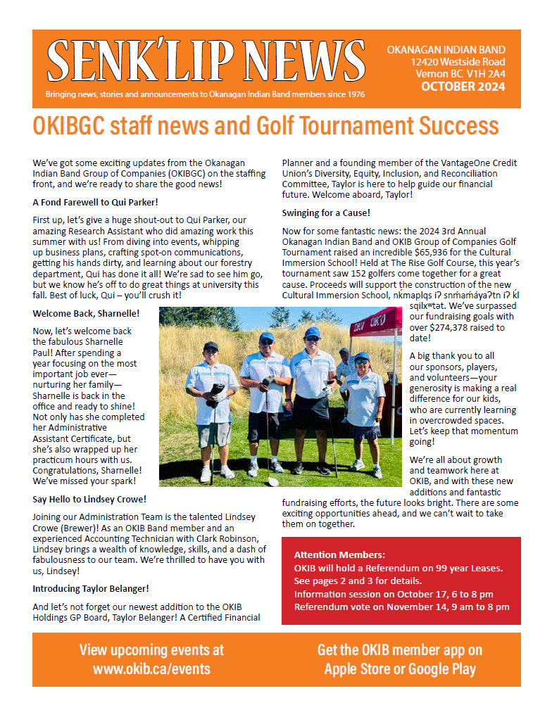 The October edition of Senklip is now available online!