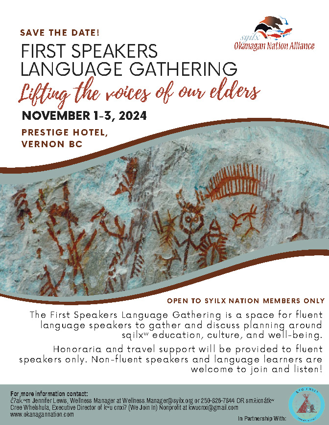 First Speakers Language Gathering: November 2024