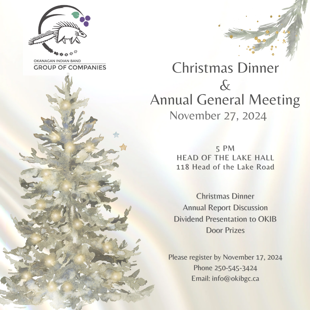 OKIBGC Christmas Dinner & Annual General Meeting