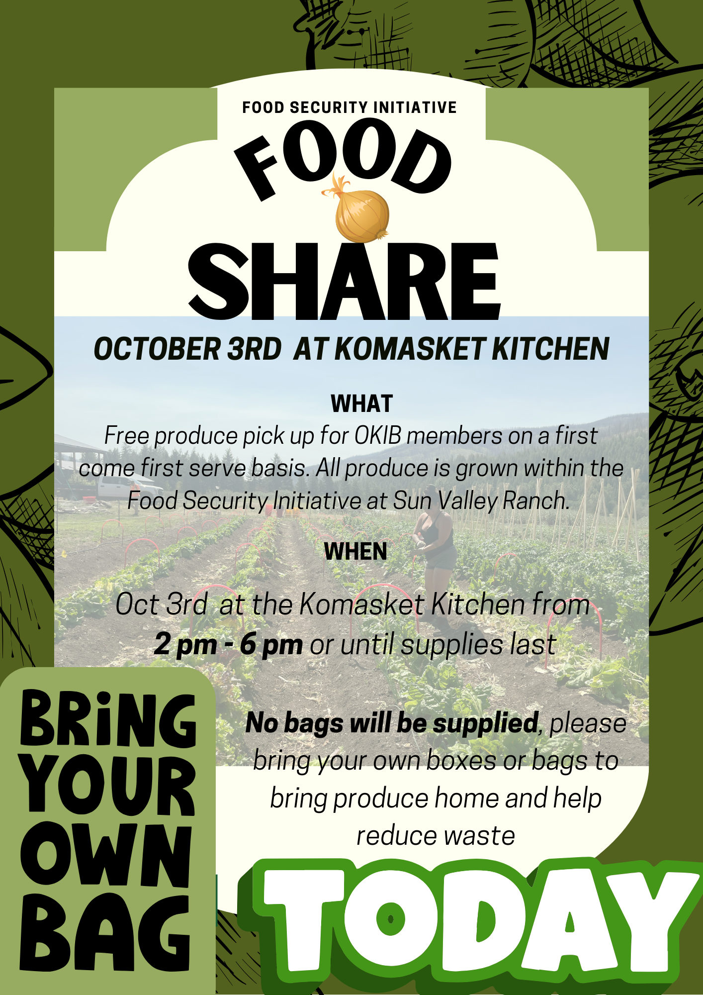 Food Share Program @ Komasket Kitchen