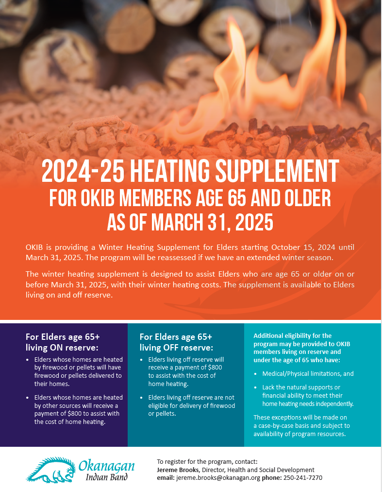 Reminder: 2024-25 Heating Supplement