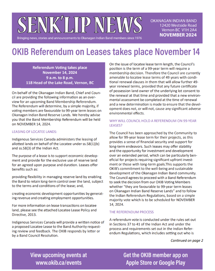 The November edition of Senklip Newsletter is available to read online!