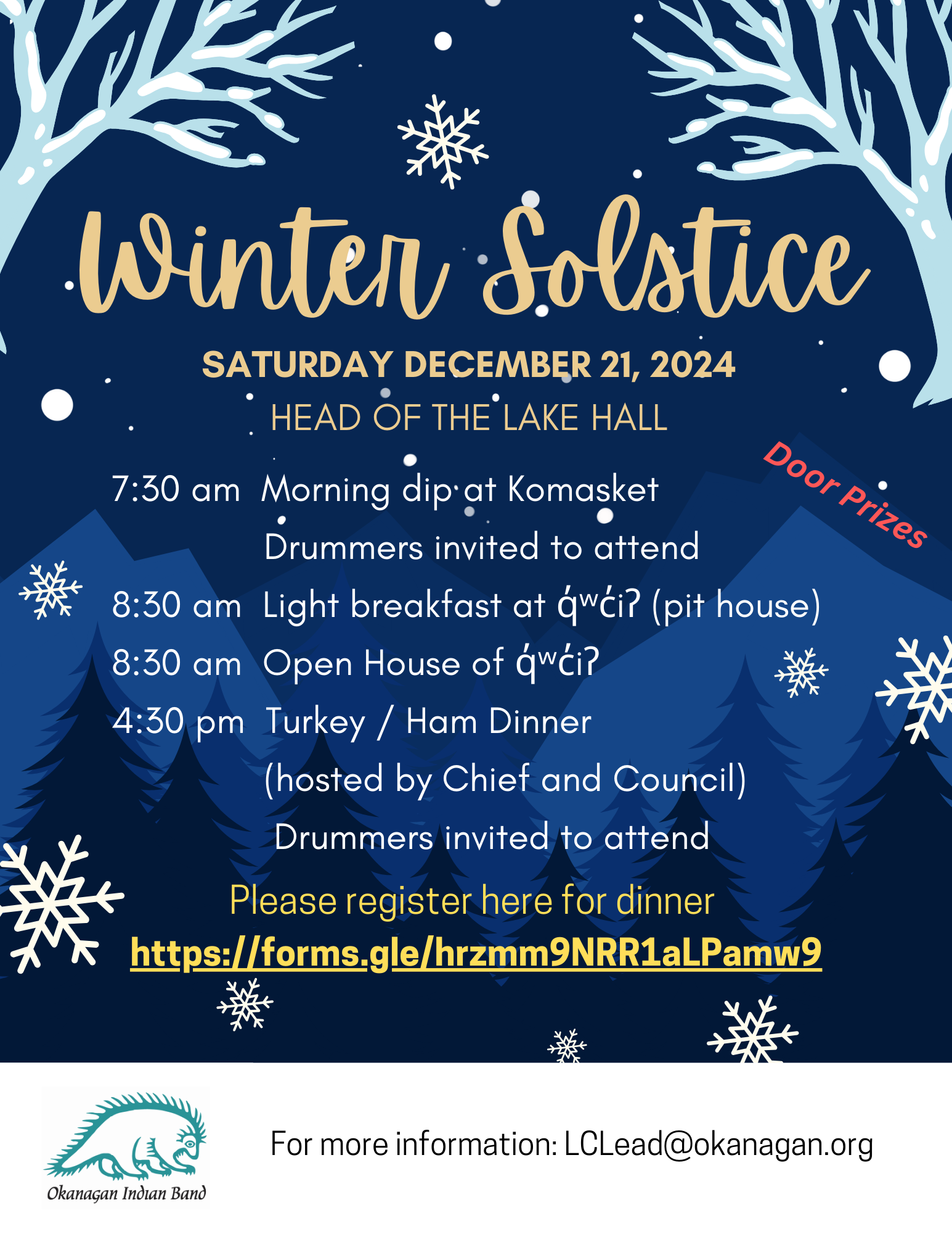 OKIB Winter Solstice activities