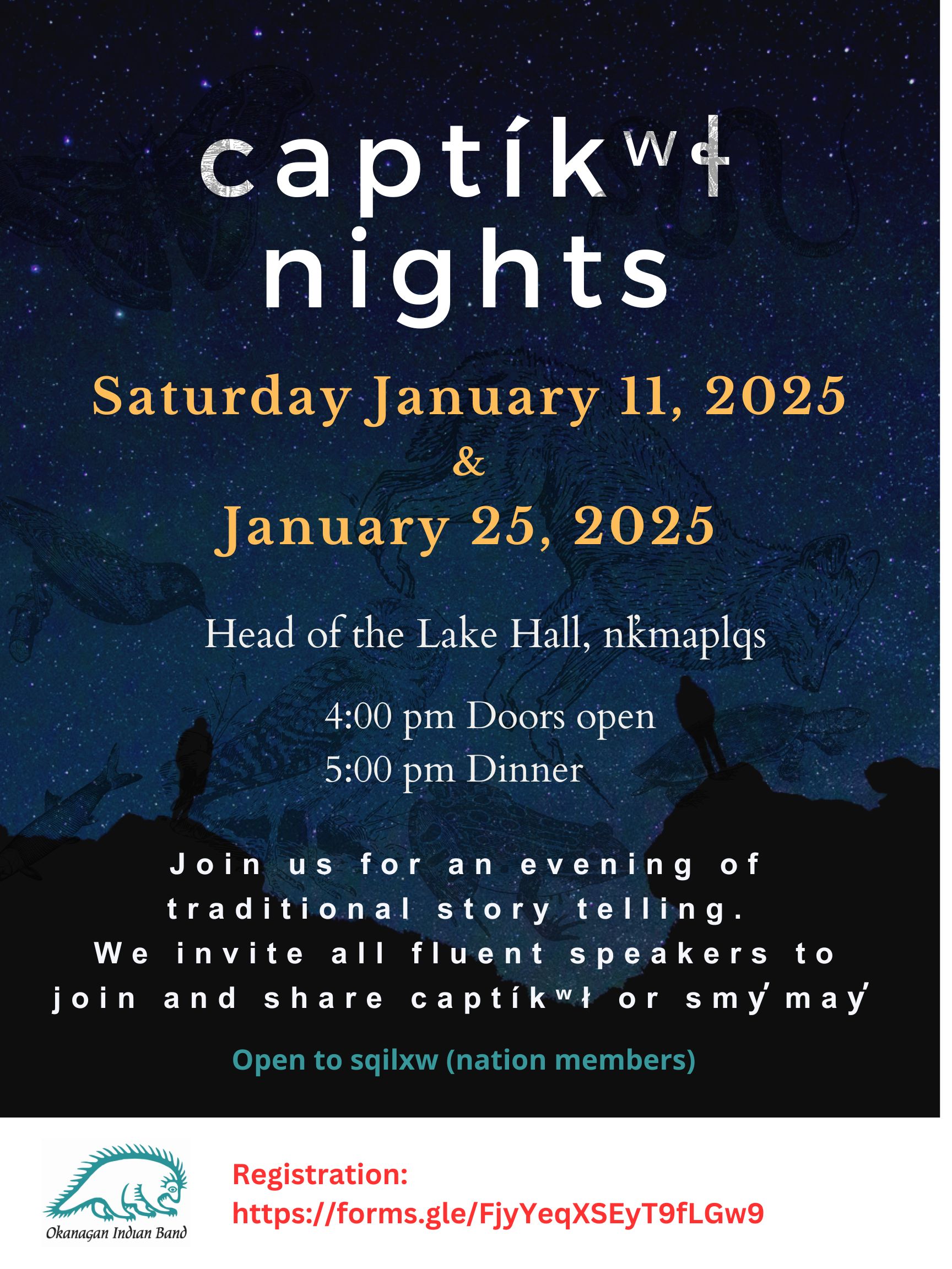 2025 OKIB captíkʷł nights