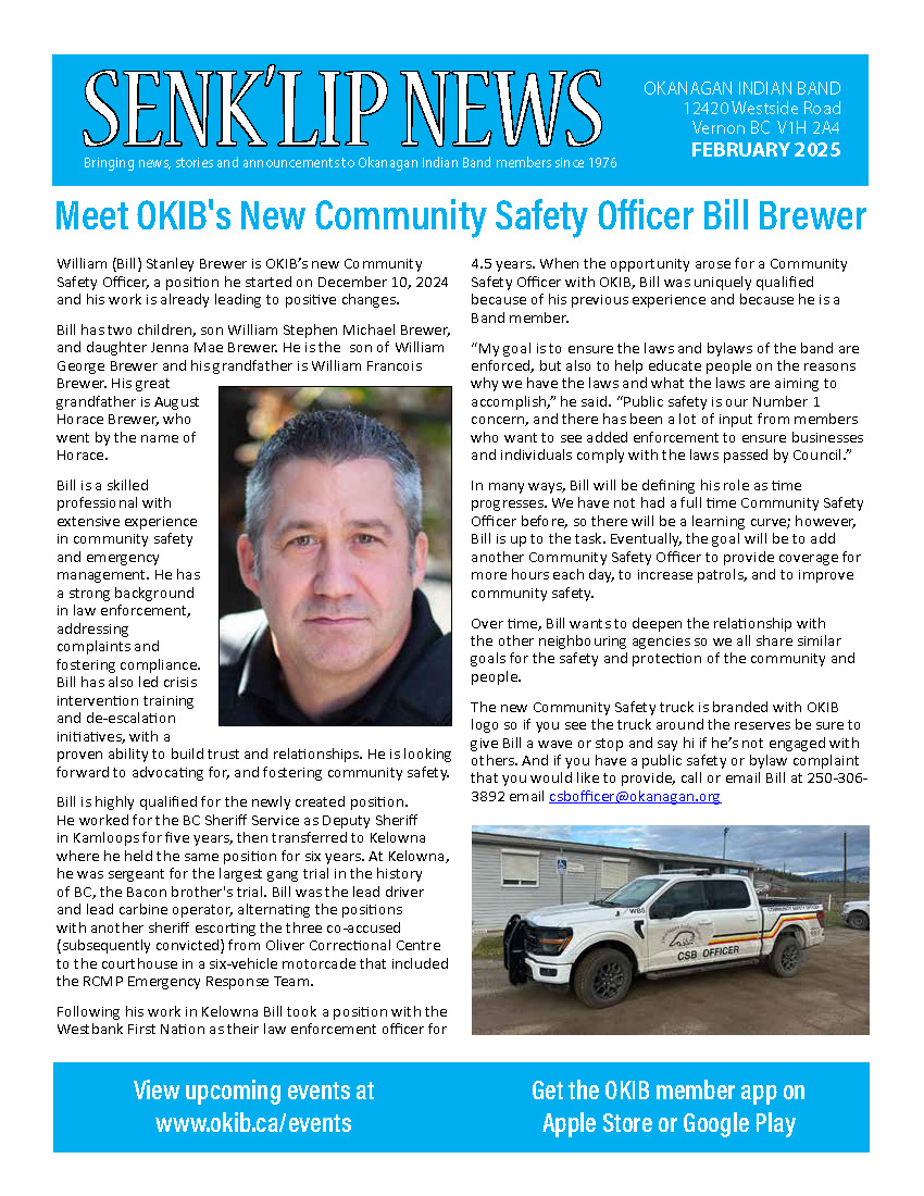 The February edition of Senklip is now available!