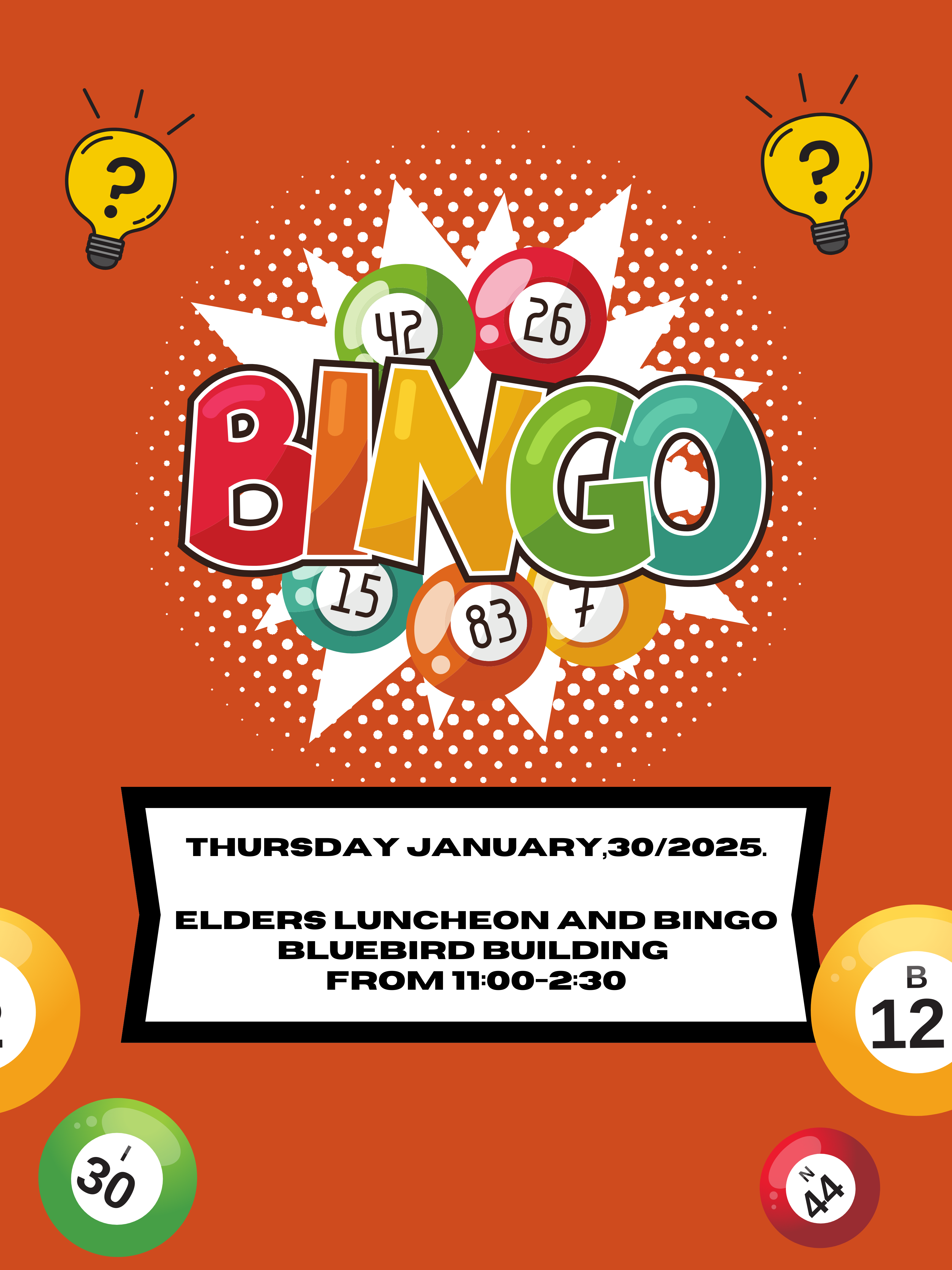 Elder’s Bingo 