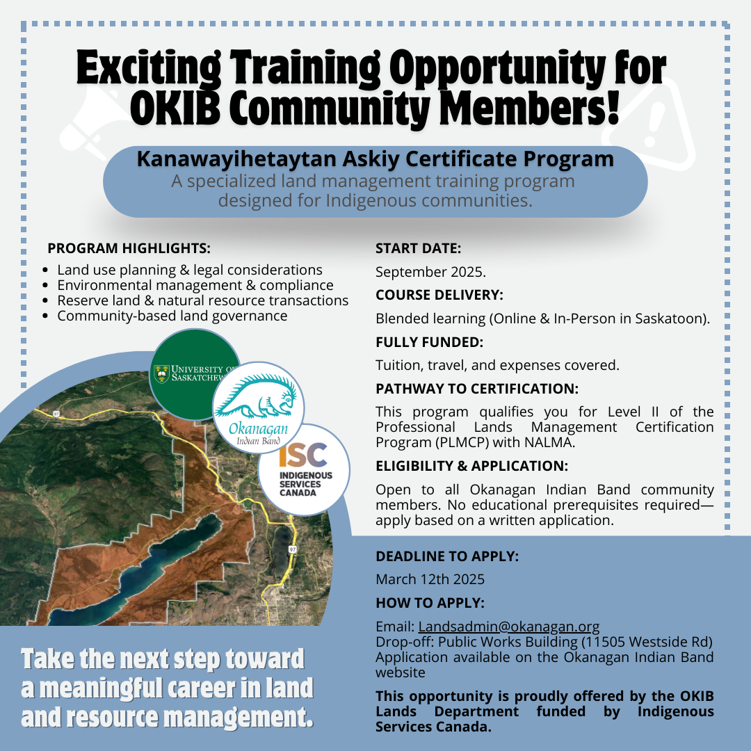 Professional Lands Manager Certification Program Training Opportunity