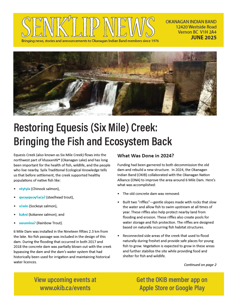 The June Edition of Senklip is now available online!