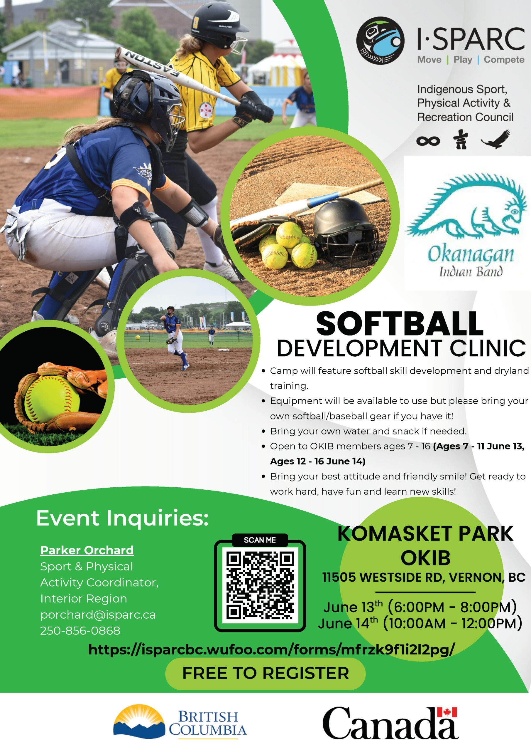 Softball Development Clinic for Youth