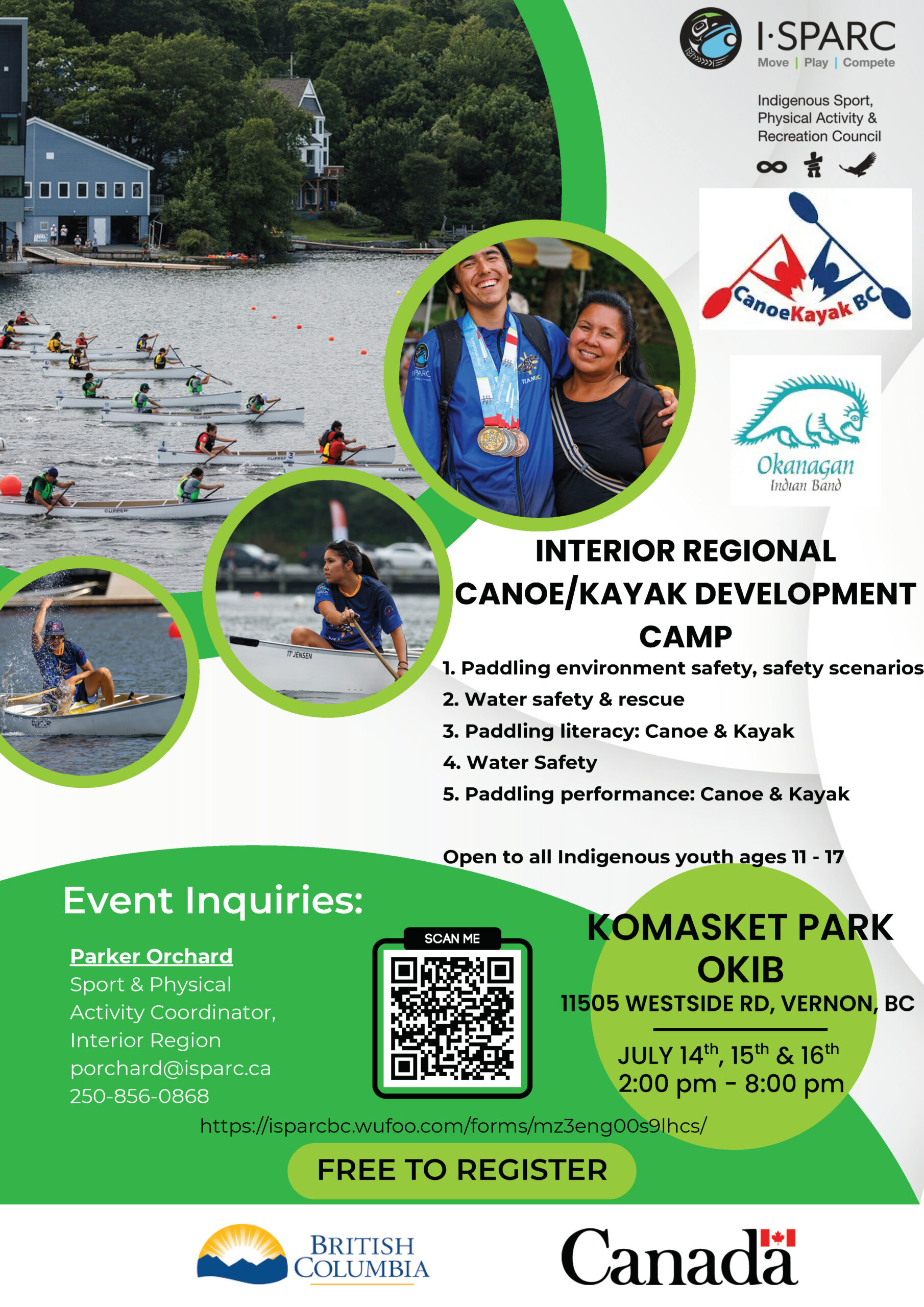 Interior regional Canoe/Kayak Development Camp