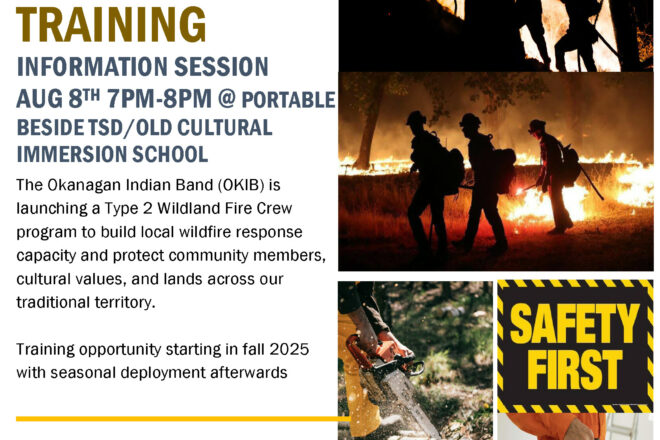 OKIB Type 2 Wildfire crew training and employment opportunity