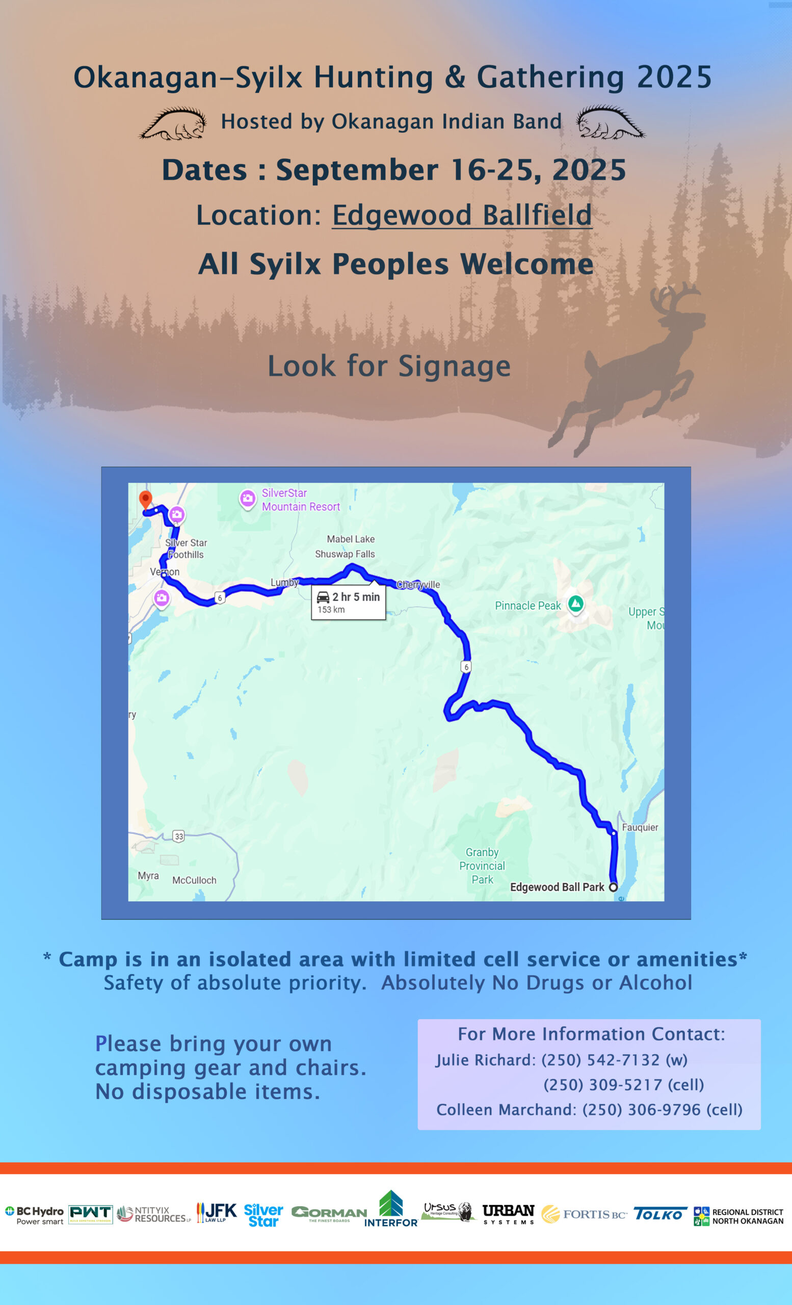 Okanagan-Syilx Hunting and Gathering Camp 2025