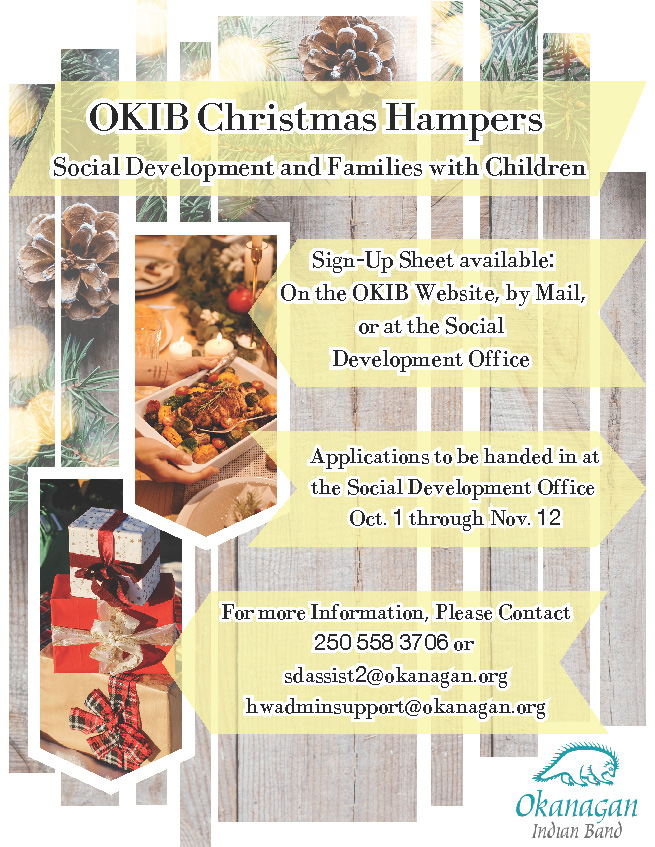 Social Development Christmas Hamper registration