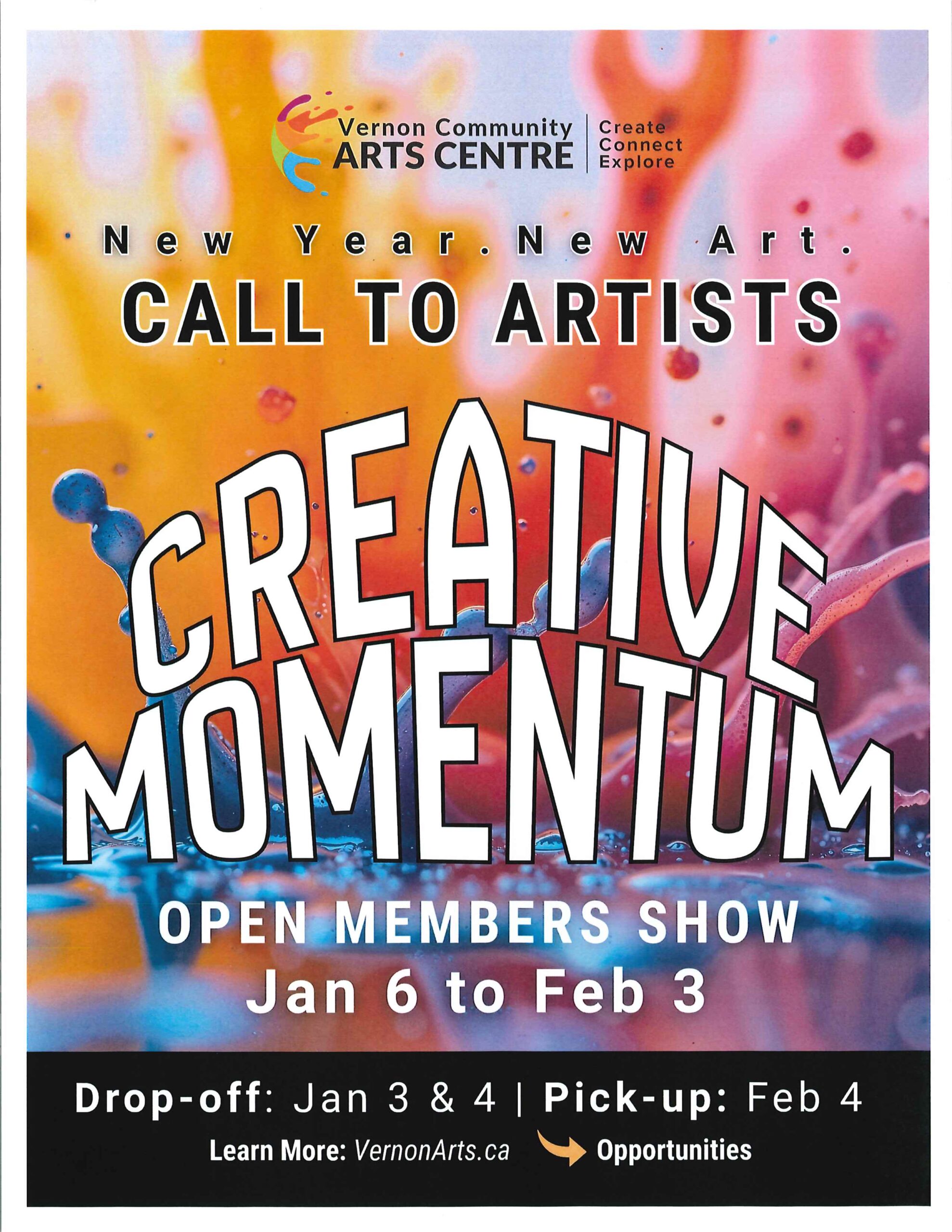 Vernon Community Art Centre – Call for Artists