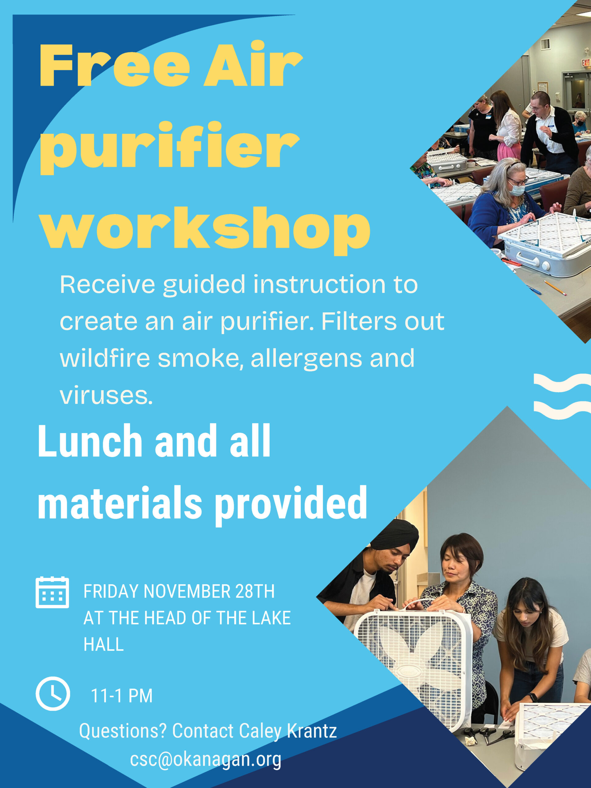 Free Air Purifier Workshop