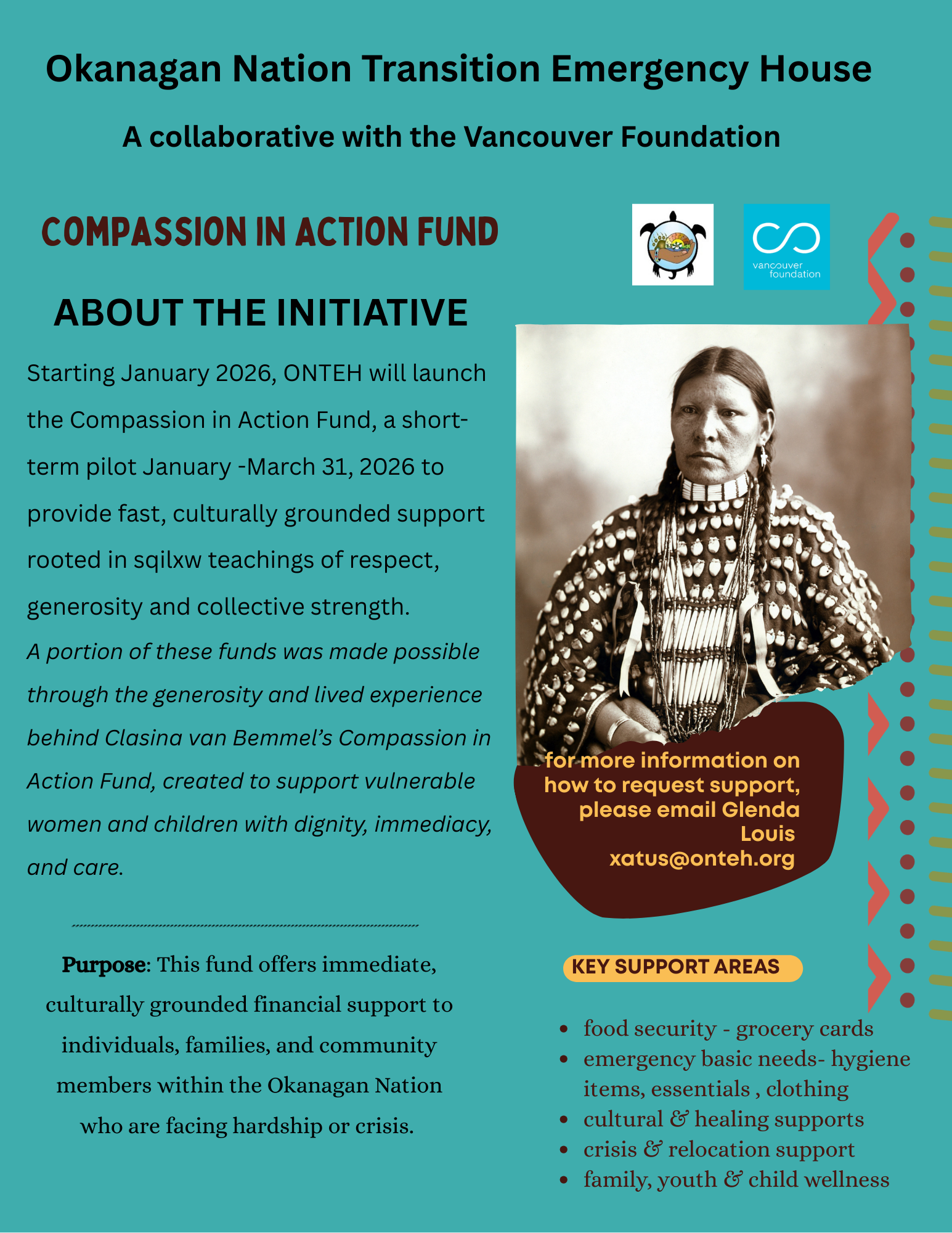Compassion in Action Fund – Okanagan Nation Transition Emergency House