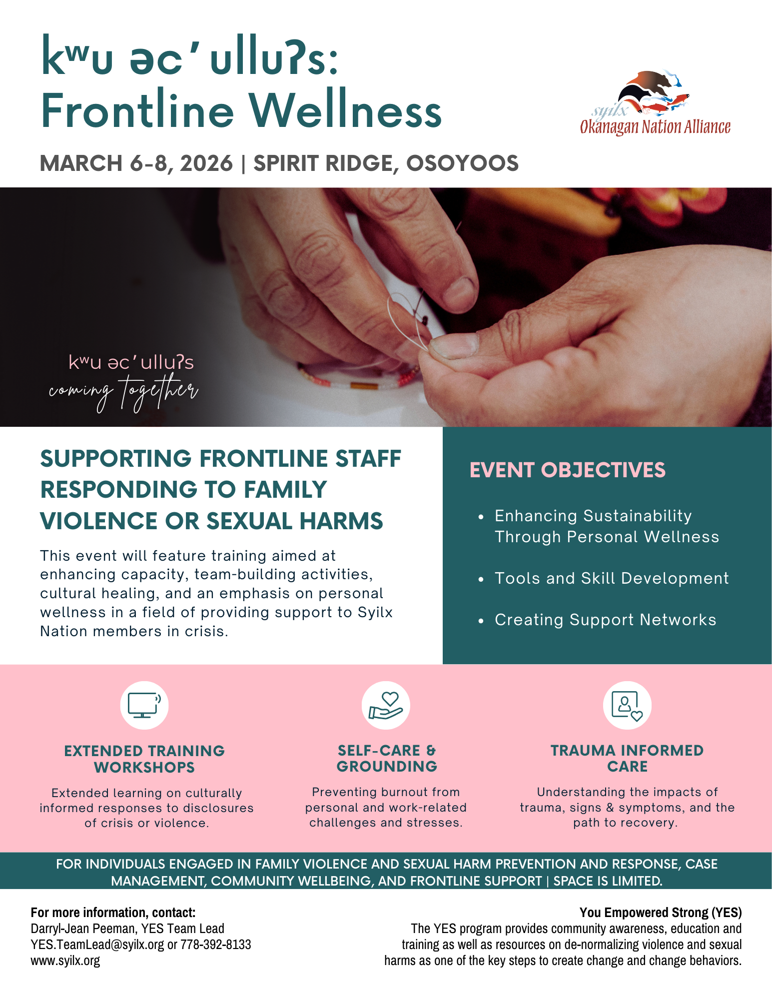 YES Frontline Wellness 2026 Poster