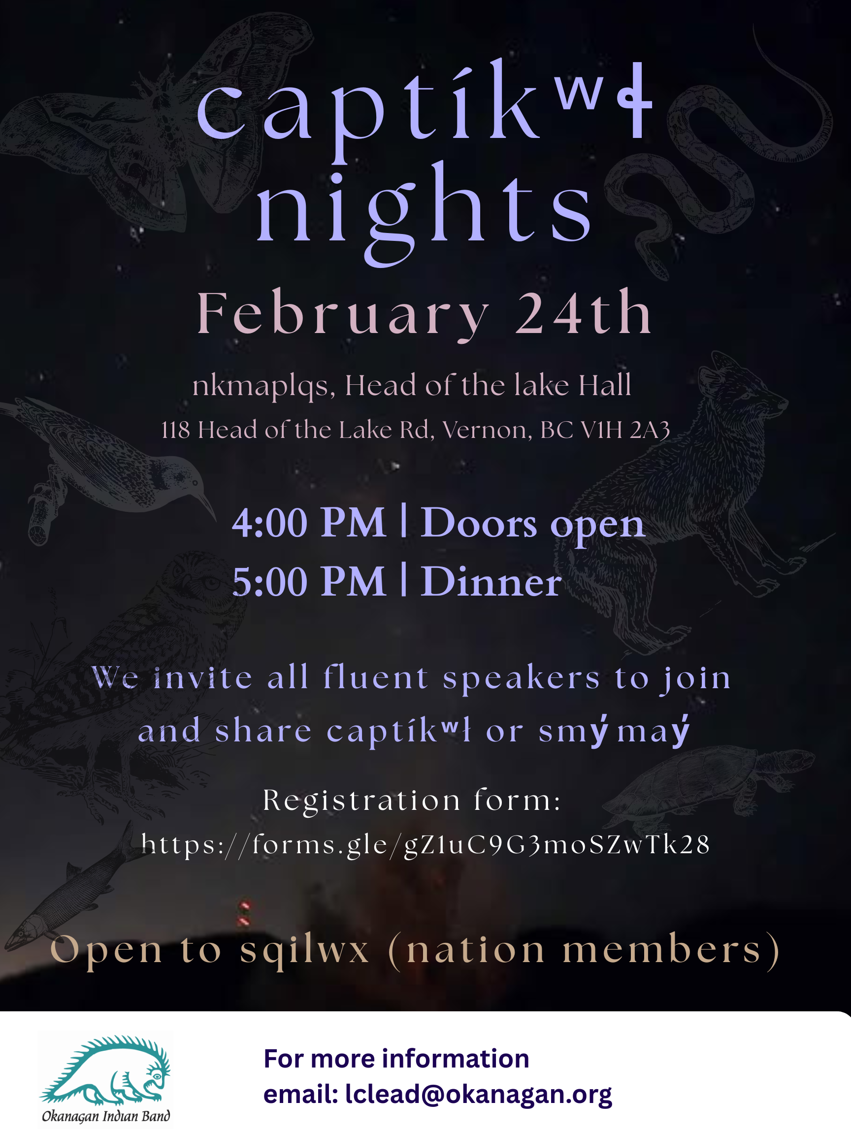 captíkʷɬ nights feb24