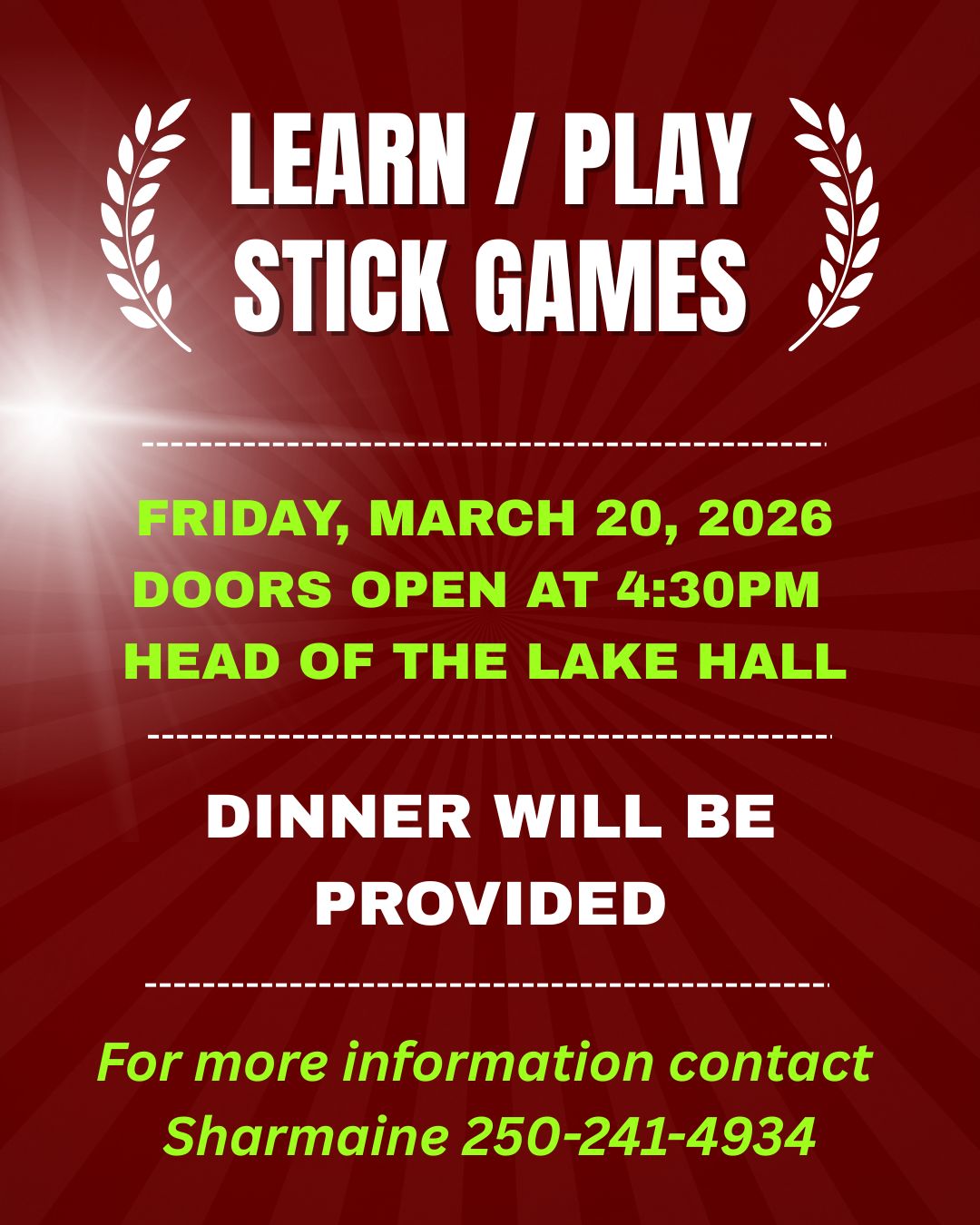 2026 03 Stick Games – learn to play