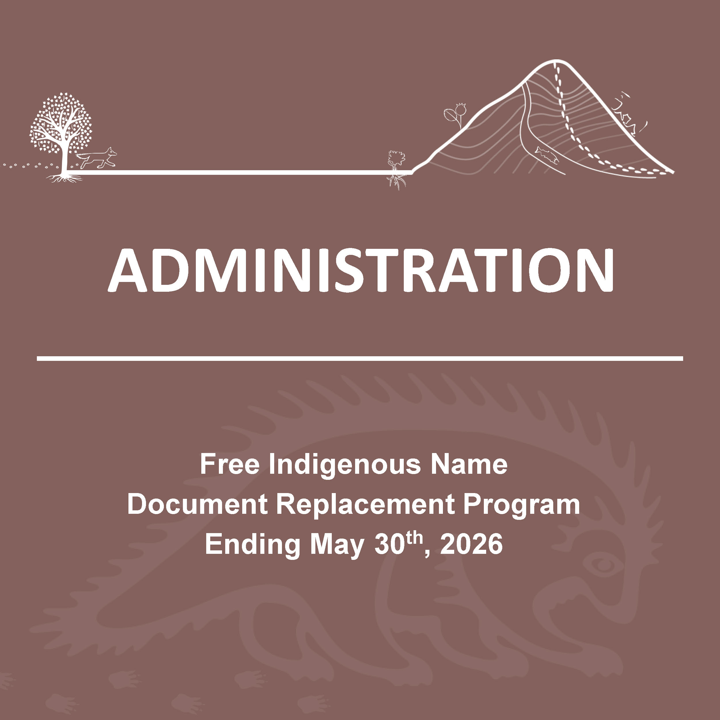 Free Indigenous Name Document Replacements End May 30th, 2026