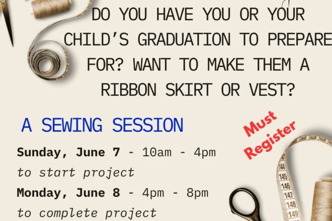 OKIB Elder and Youth Sewing workshop