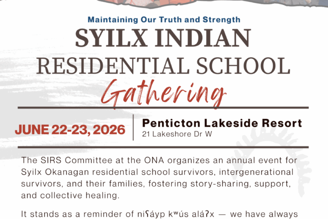 Syilx Indian Residential School Gathering 2026