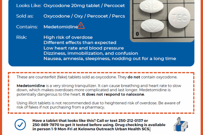 Drug alert Kelowna