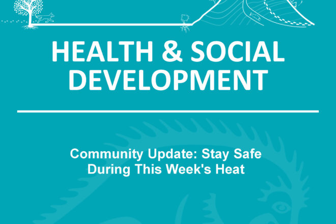 Community Update: Stay Safe During This Week’s Heat