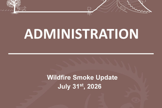 Wildfire Smoke Update – July 31st, 2026