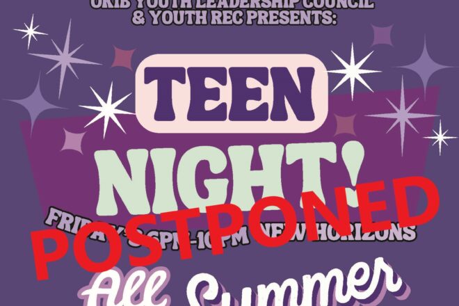 OKIB Youth Leadership Teen Night Postponed – July 31st
