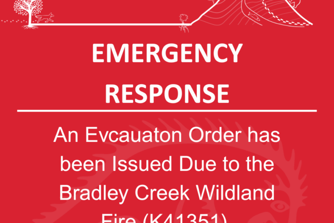 The Bradley Creek Wildland Fire (K41351) Update