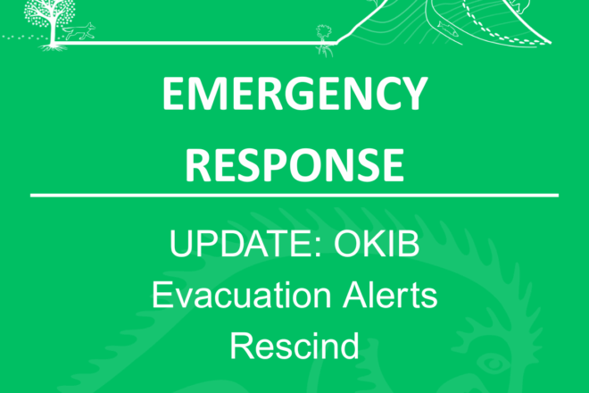 Community Update: Bradley Creek Wildfire Evacuation Alert Rescind