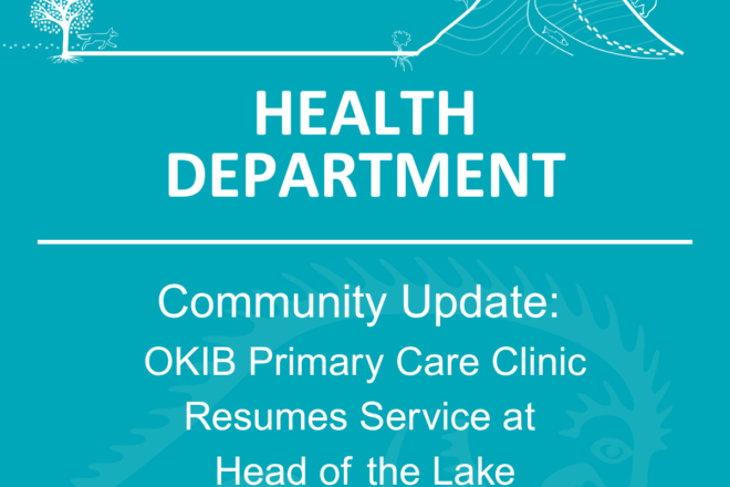 Community Update: OKIB Primary Care Clinic moves back to OKIB beginning August 17th 