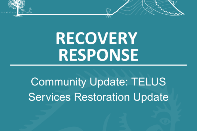 Telus Services Restoration Update