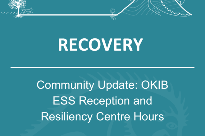 Community Update: ESS and Resiliency Centre Hours Update