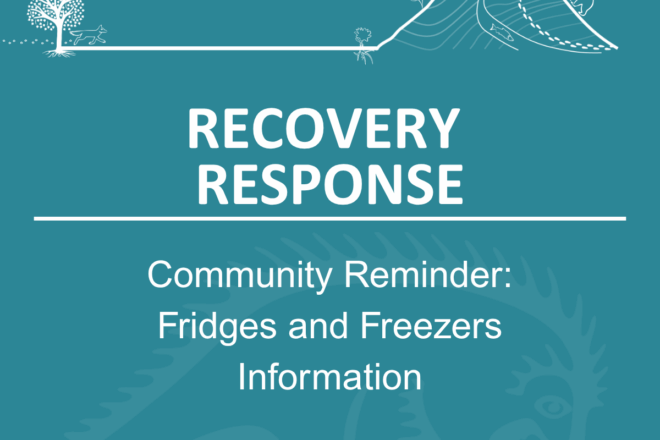 Community Reminder: Fridge and Freezer Removal