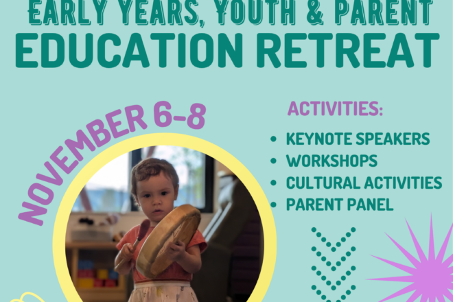 Call for interest: Early Years, Youth and Parent Education Retreat