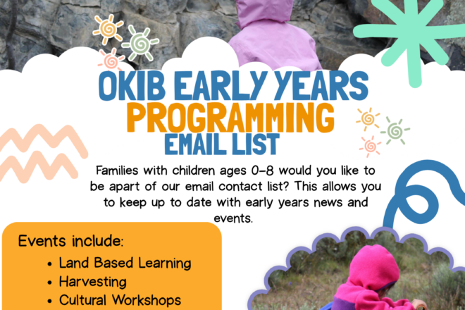 OKIB Early Years Programming Email List