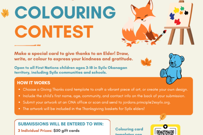 Giving Thanks For Our Elders: Colouring Contest
