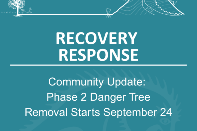 Community Update: Phase 2 Bradley Creek Wildfire Danger Tree Removal Program