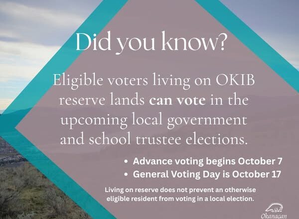 Voting in local elections while living on OKIB reserve lands